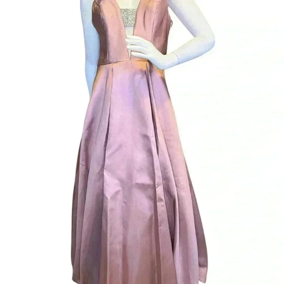 Pink By Alexia Designs Ball Gow Backless Ptom Dress Size 12. - Picture 3 of 15